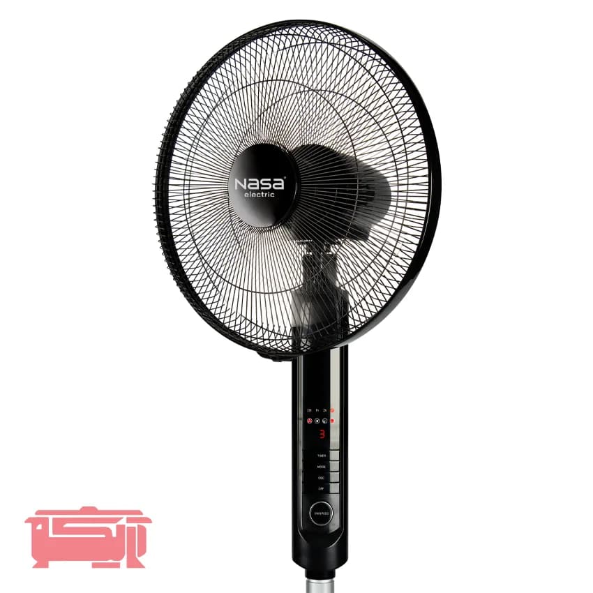 پنکه ایستاده مشکی ناسا الکتریک NS-1114