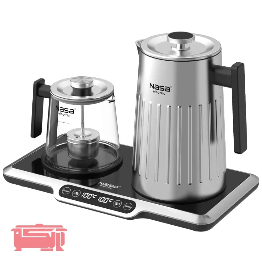 چای‌ساز برقی ناساالکتریک مدل NS-520 با طراحی کاربردی