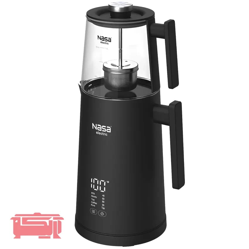 چای‌ساز شیشه‌ای ناساالکتریک مدل NS-527