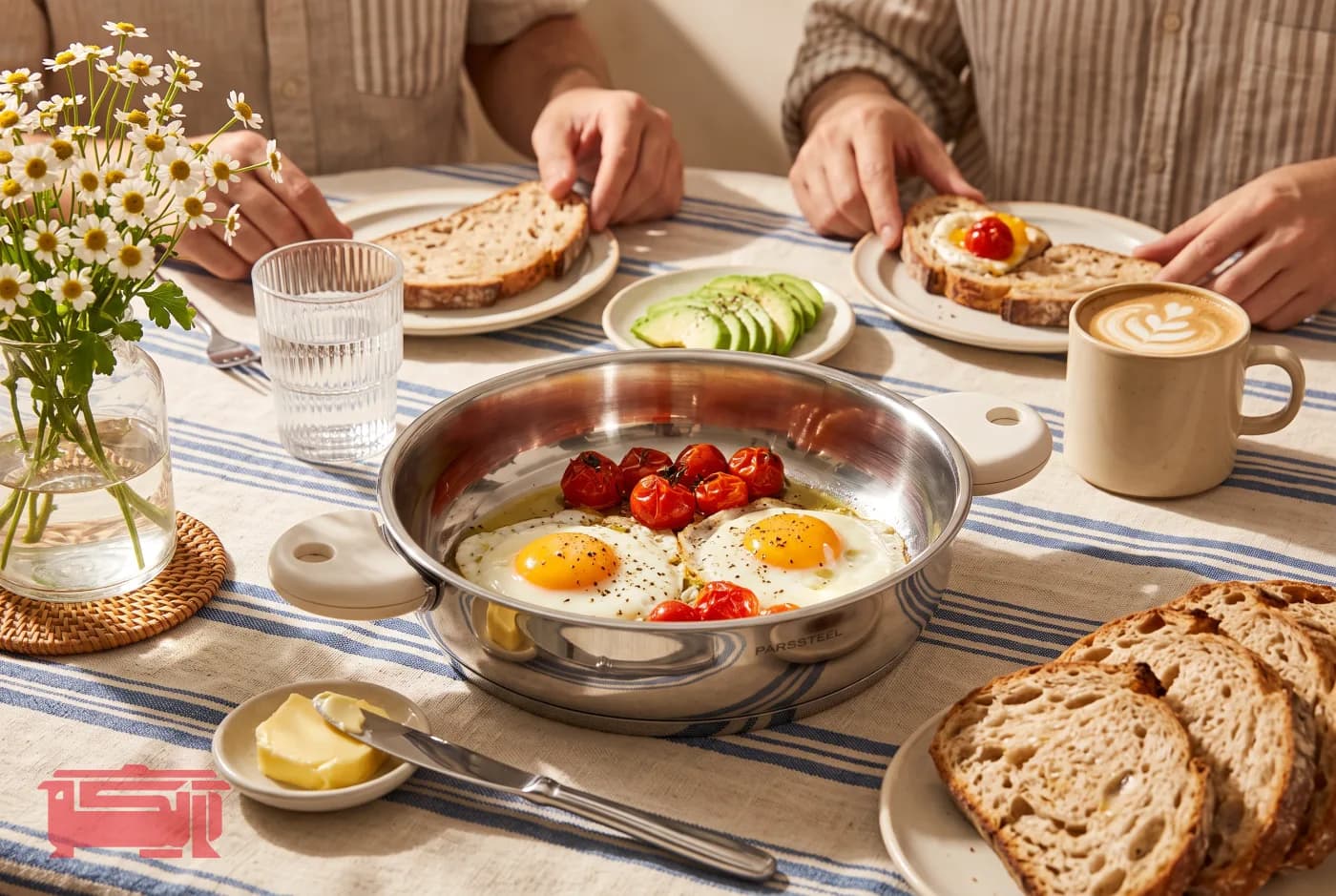 تابه استیل رایکا سایز ۲۴